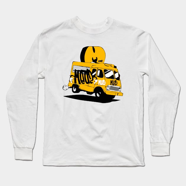 car ice cream Long Sleeve T-Shirt by Suwitemen